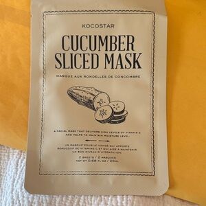 Costa Cucumber Sliced Facial Mask - Green and White
